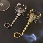 New Fashion Trend accessories Sexy Hip Hop Punk Metal Scorpion Ring Women'S Jewelry Party Surprise Gift 