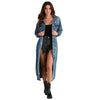 Distressed Women Denim Jacket Tassel Button up New Fashion Coat 2023 Autumn Windbreak Bomber Jacket Ripped Hole Jeans Cardigans